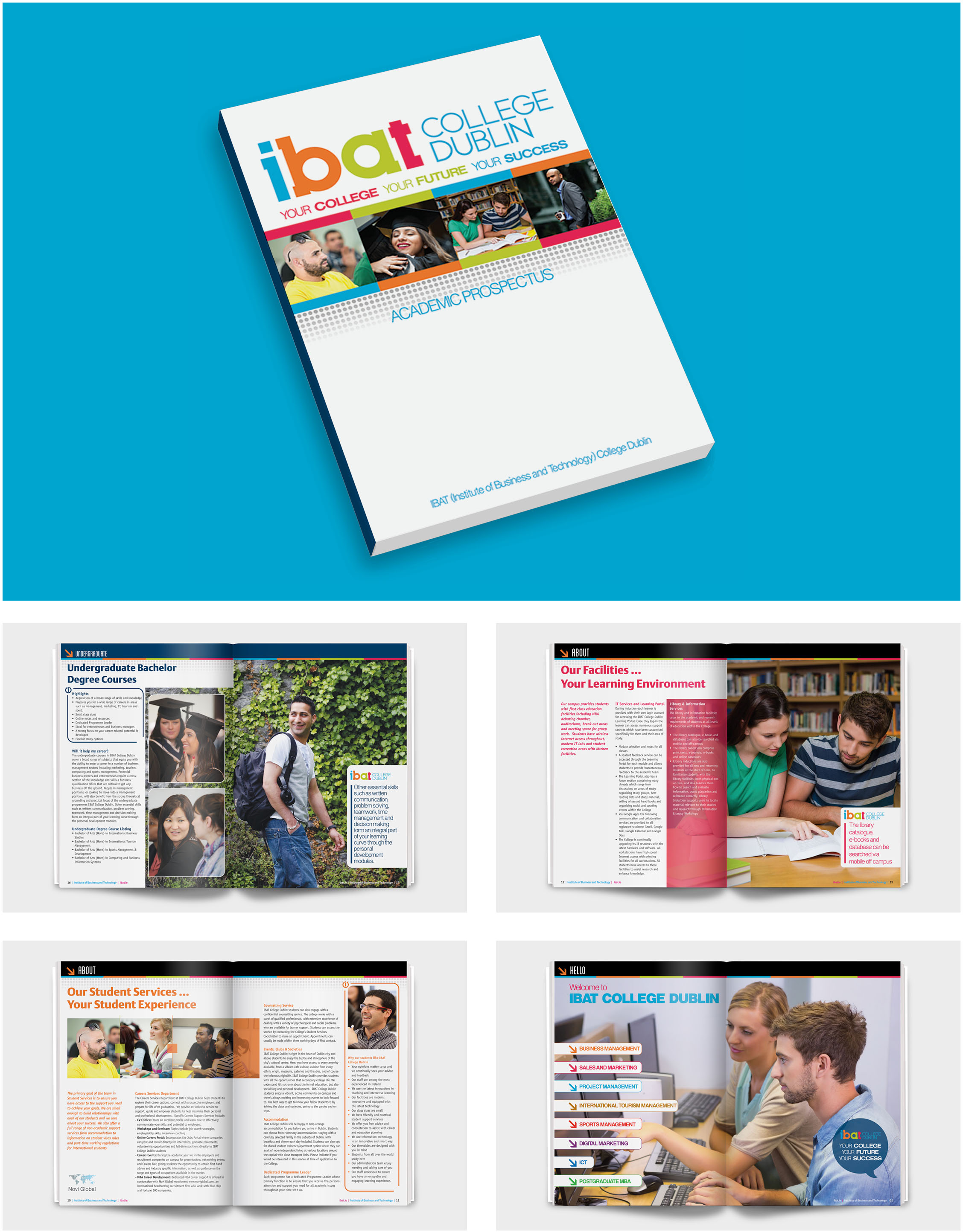 Dublin brochure design by by Outburst design