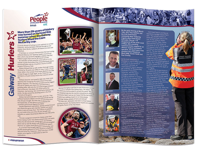 Double page spread of a Booklets for IBAT College Dublin designed & printed by Outburst design